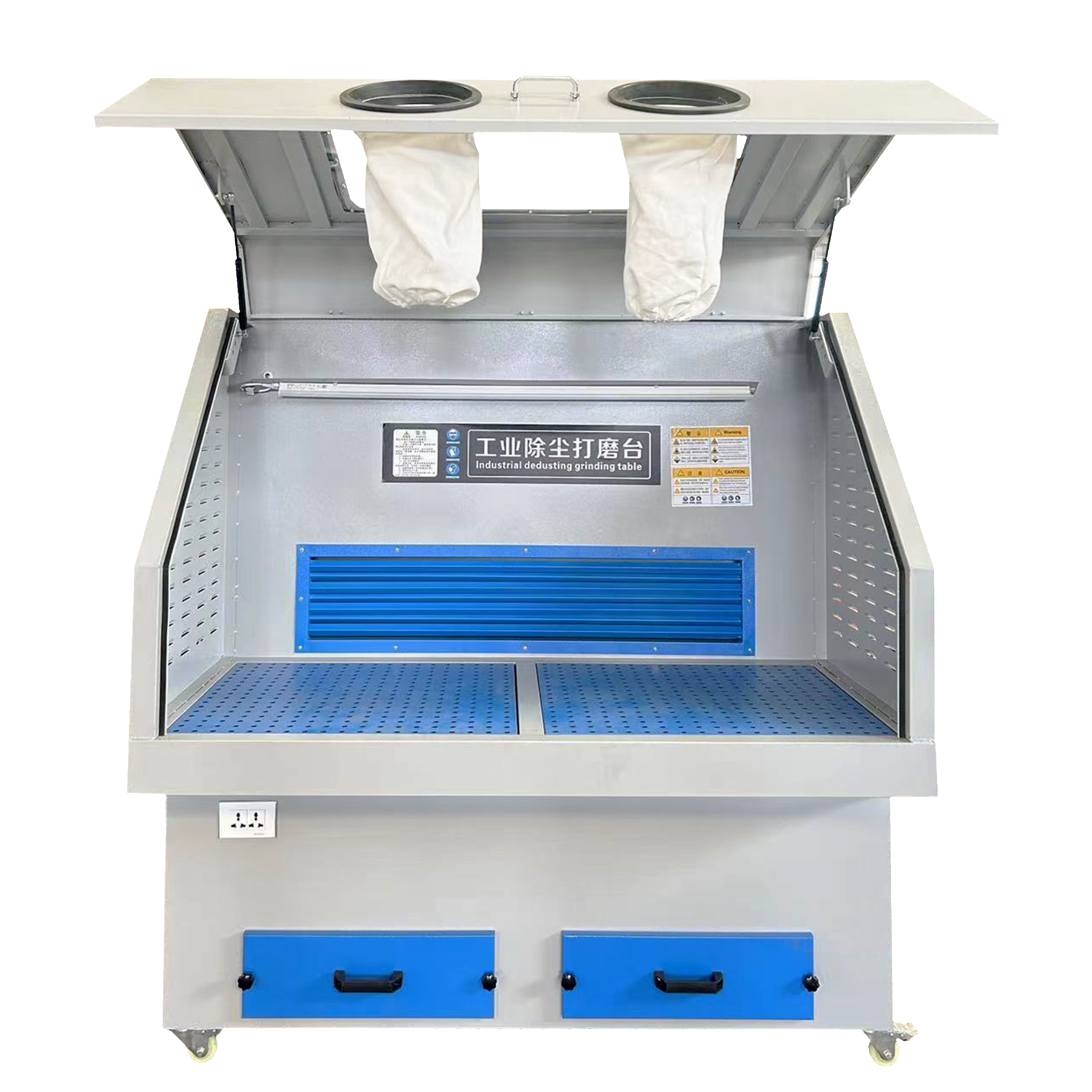 Self-Cleaning Bottom-Suction Grinding Table With Pulse Polishing, Grinding and Dust Collection Integrated Machine