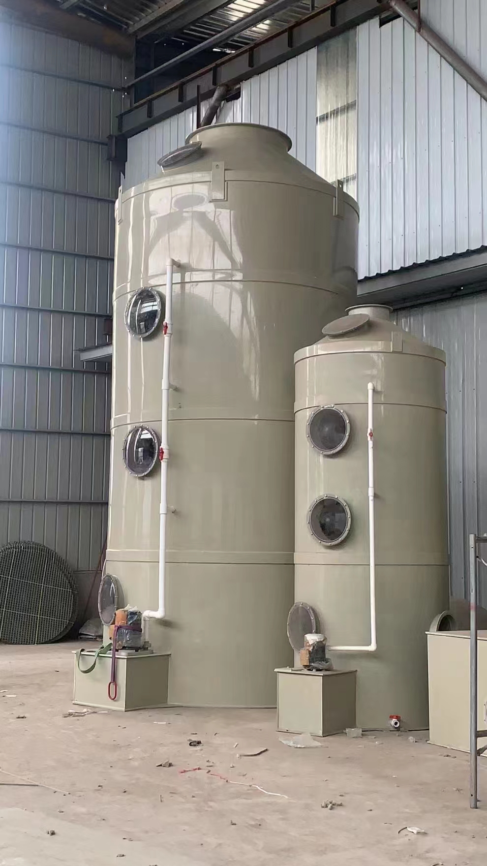 Factory Acid and Alkali Resistant Spray Painting Dust Removal Exhaust Gas Treatment Equipment Scrubber Tower Spray Tower