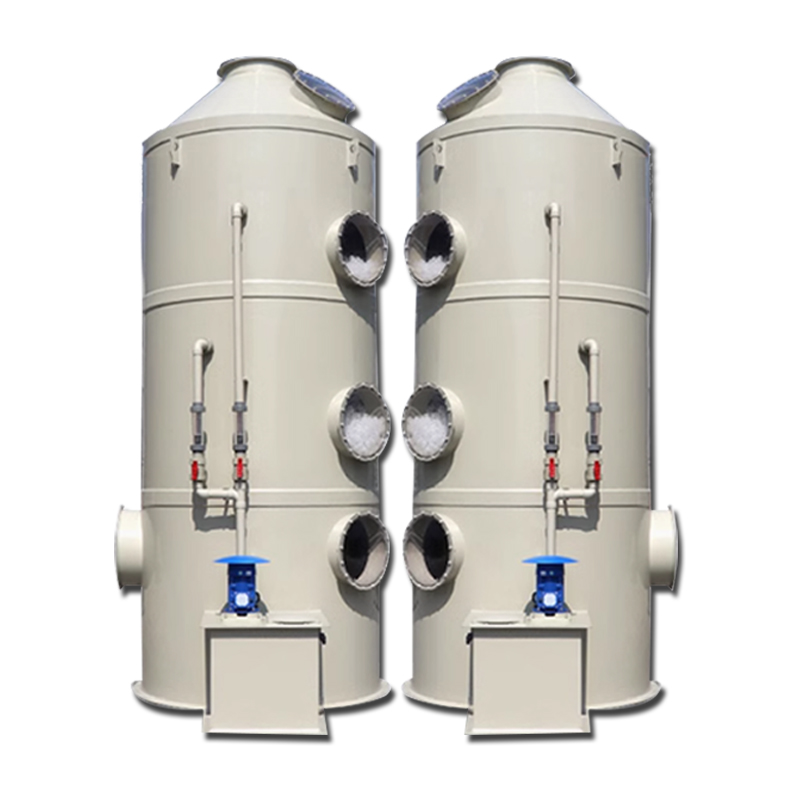 Factory Acid and Alkali Resistant Spray Painting Dust Removal Exhaust Gas Treatment Equipment Scrubber Tower Spray Tower